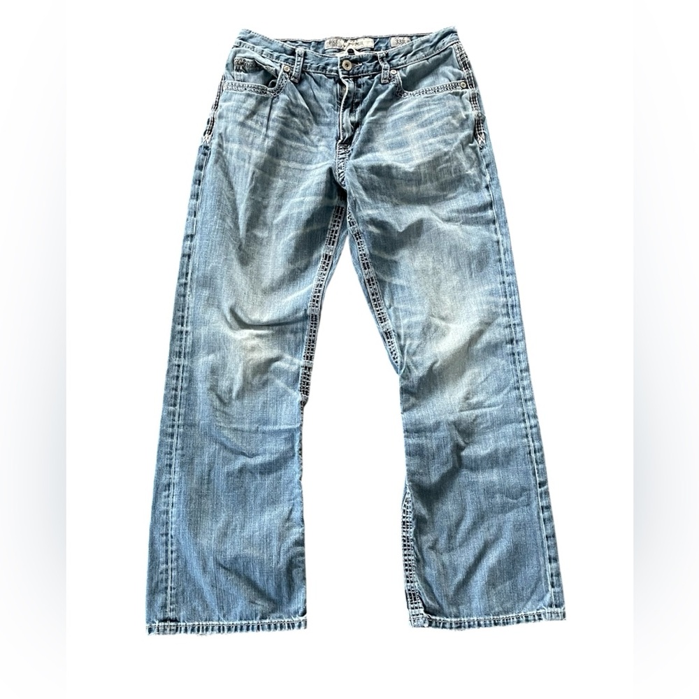 BKE Jeans Men's 32x30 Blue Tyler Bootleg Light Wash Denim 33R